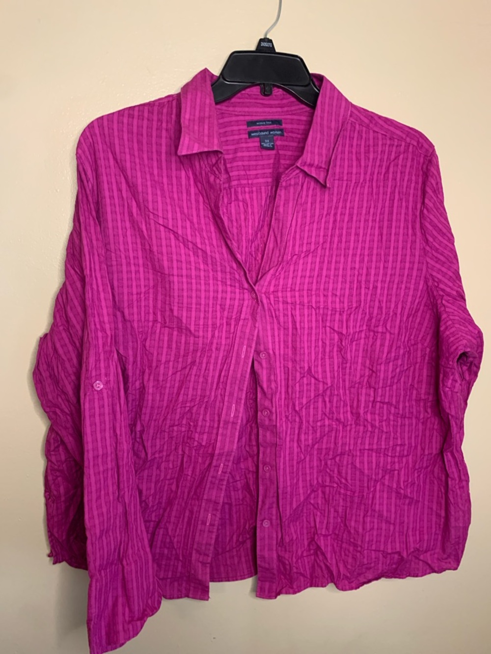 Westbound Fuchsia Pink Button-Down Shirt